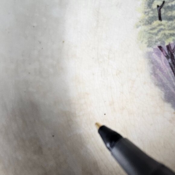 1940s Oval Salem China Serving Platter Tray Victory Post War Design - Picture 12 of 14